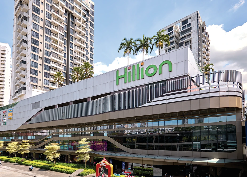 The four-storey Hillion Mall is connected to the Bukit Panjang MRT station.