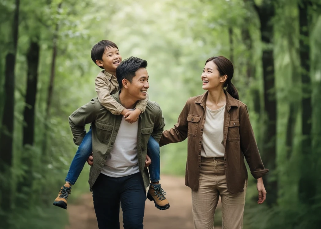 Family-friendly nature trails in Dairy Farm.