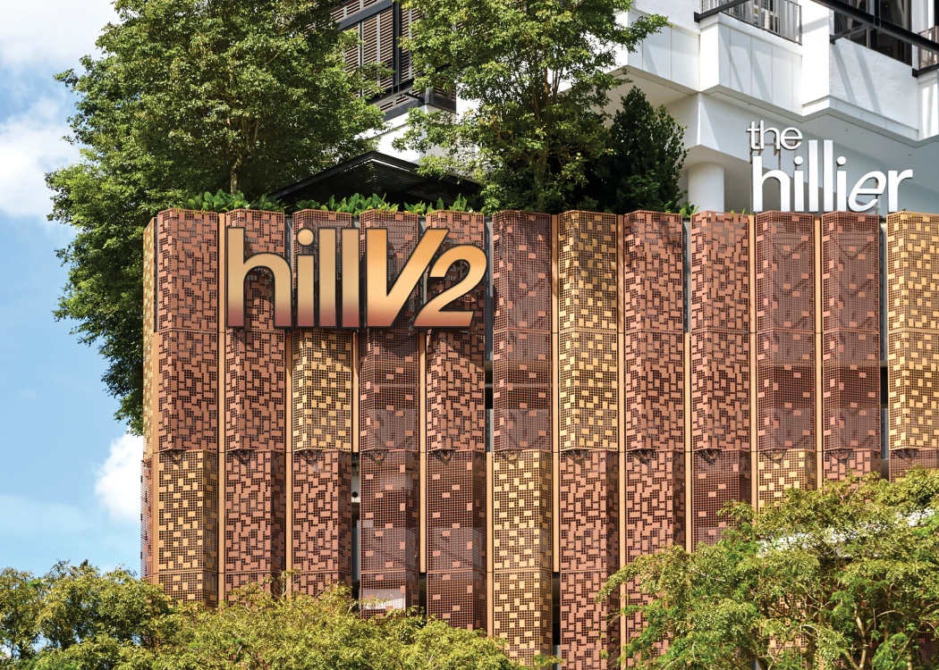 HillV2 offers two levels of F&B and lifestyle shops
near the Hillview MRT station.